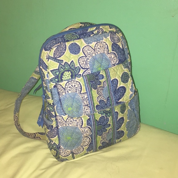 Vera Bradley Handbags - Vera Bradley blue floral backpack